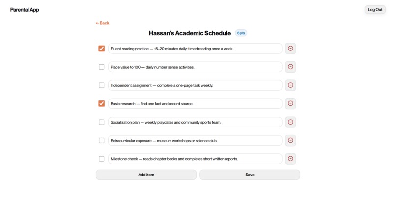 Parental – screenshot 2