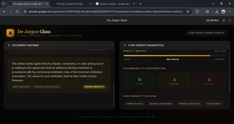 De Jargon Glass – screenshot 1
