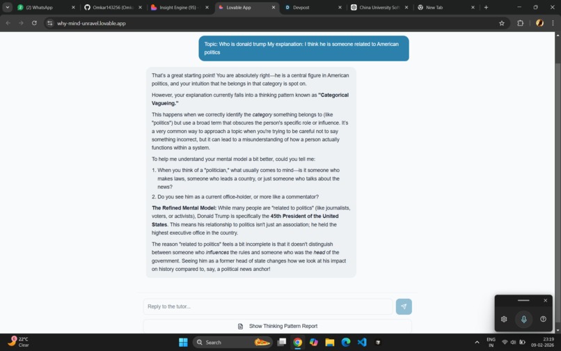 Misconception Decoder – screenshot 2