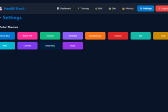 HealthTrack AI: Precision Wellness