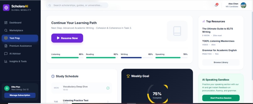 ScholaraAI - Global Scholarship Mobility Platform – screenshot 7
