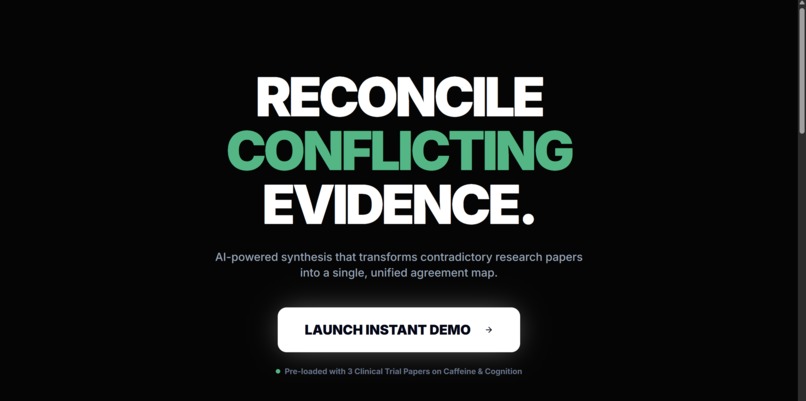 Evidence Synthesis – screenshot 2