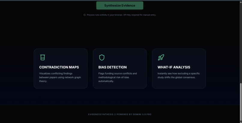 Evidence Synthesis – screenshot 3