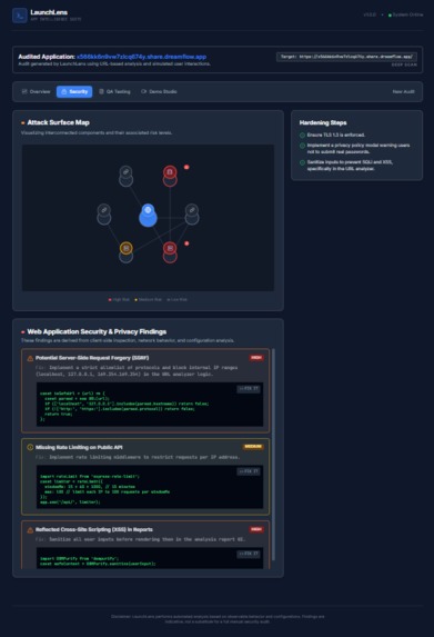 LaunchLens – screenshot 1