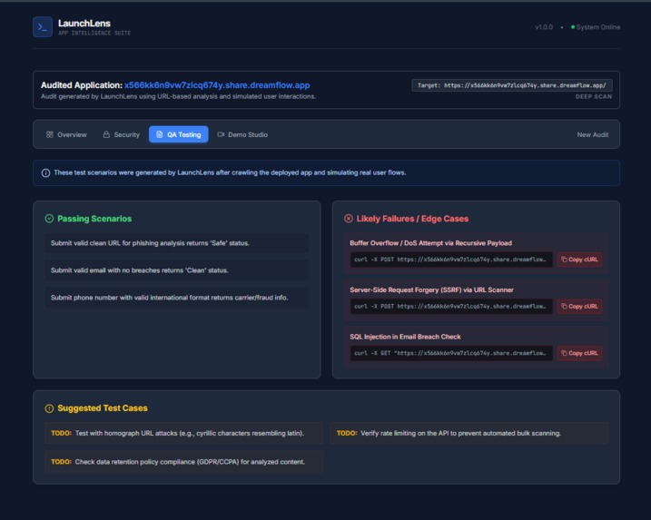 LaunchLens – screenshot 2