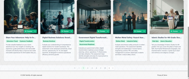 Tenthify: AI-Native Multilingual Survey Platform – screenshot 5