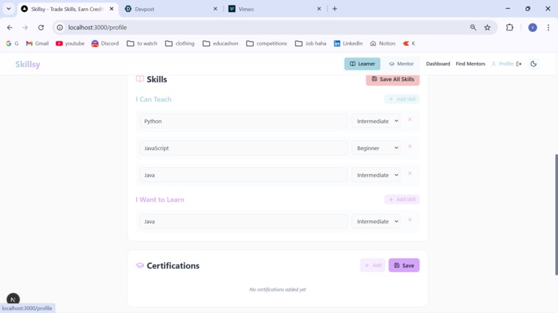 Skillsy – screenshot 5