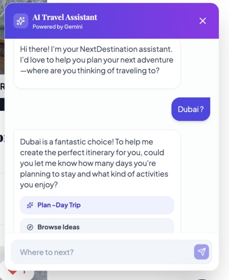 NextDestination.AI – screenshot 3