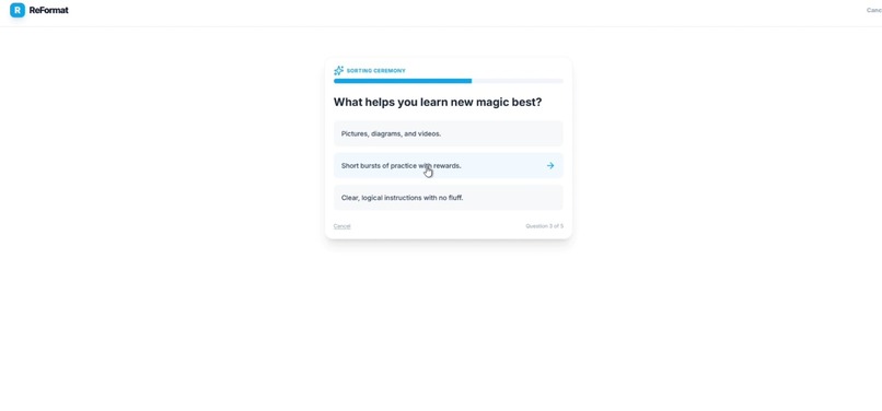 Reformat - Adaptive Learning for Neurodiverse Students – screenshot 4
