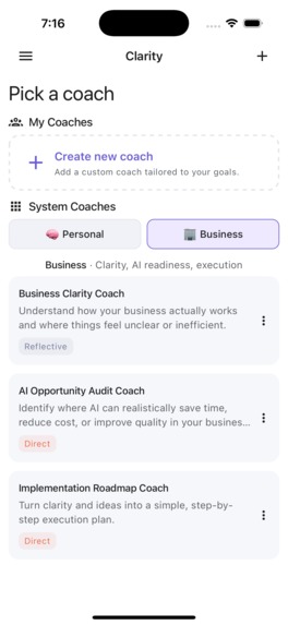 Clarity Coach – screenshot 9