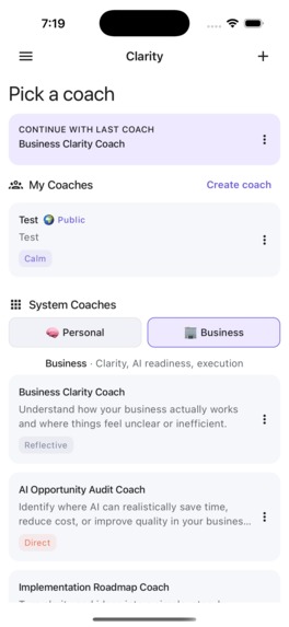Clarity Coach – screenshot 13