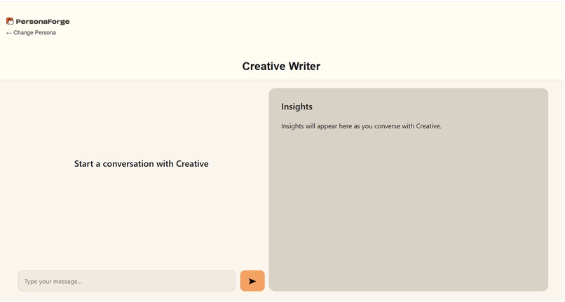 PersonaForge – screenshot 1