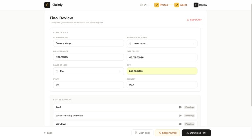 Claimly – screenshot 6