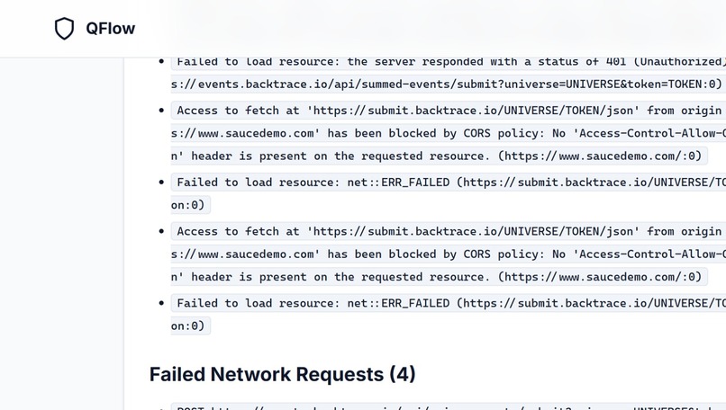 QFlow : Autonomous QA Agent  – screenshot 7