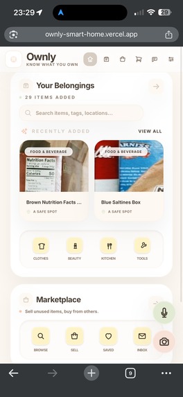 Ownly--Your AI Inventory & Ownership Assistant – screenshot 19