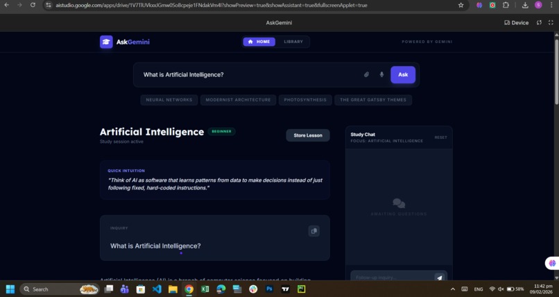 AskGemini – screenshot 2
