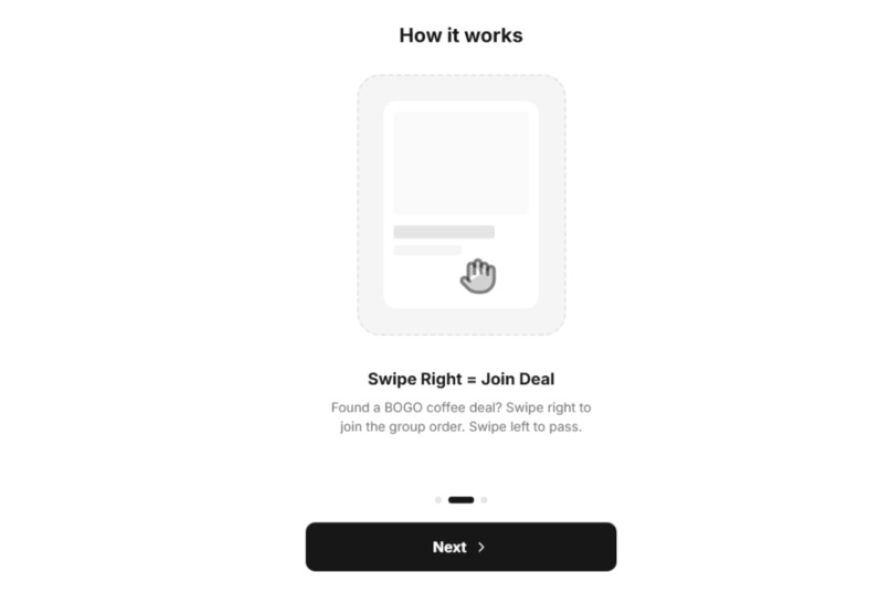 DealMate - Swipe deals with Gemini 3 Pro – screenshot 2