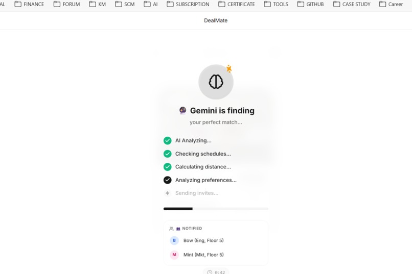 DealMate - Swipe deals with Gemini 3 Pro – screenshot 4