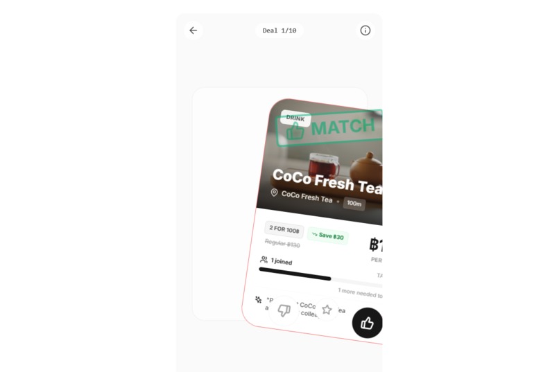 DealMate - Swipe deals with Gemini 3 Pro – screenshot 3