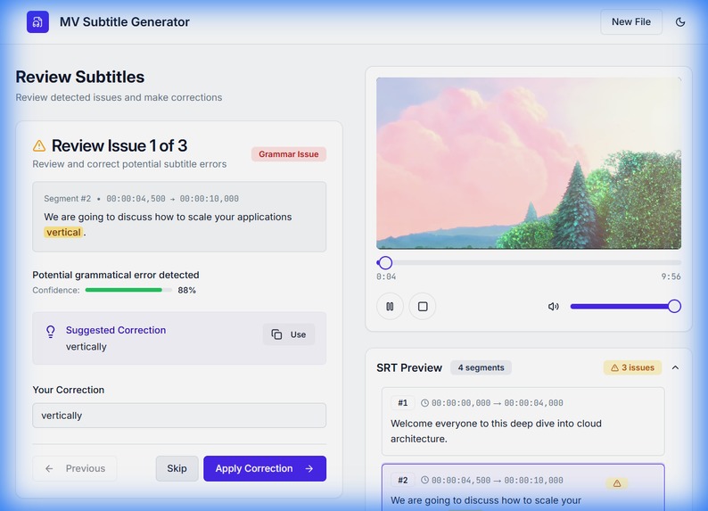 MV Subtitle Generator – screenshot 3
