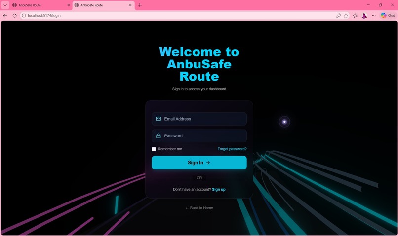 AnbuSafe Route – screenshot 1
