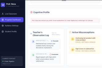 Professor Nova - The Real-Time Teacher