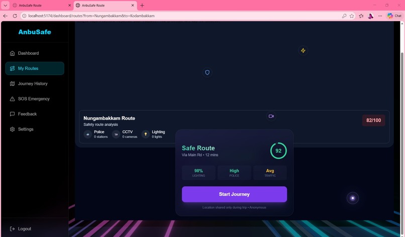 AnbuSafe Route – screenshot 3