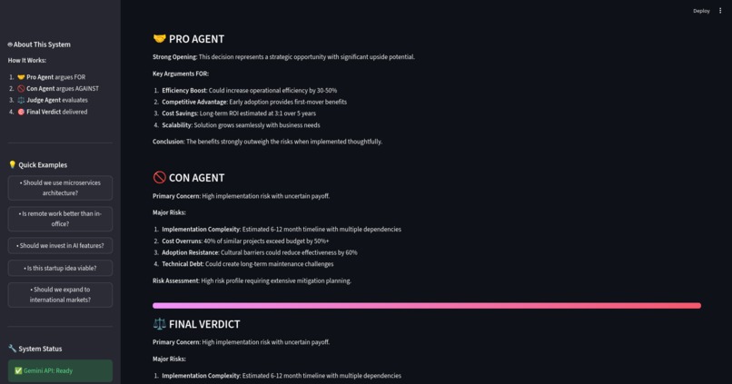 Devil's Advocate AI – screenshot 2