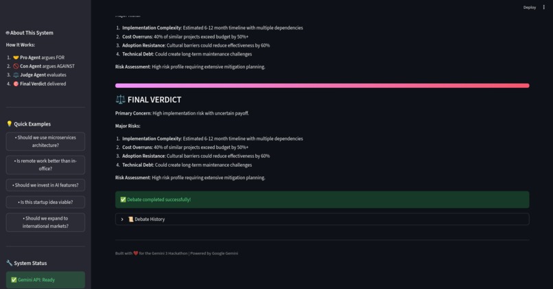 Devil's Advocate AI – screenshot 3