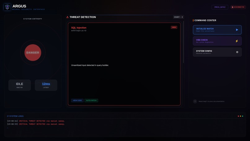 Argus – screenshot 1