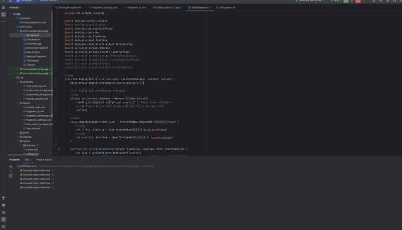 Lang-e  – screenshot 2