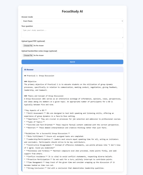 FocusStudy AI – screenshot 5