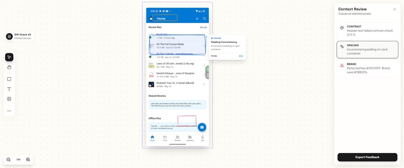 Diff-Check: The AI-Architected Design Orchestrator – screenshot 1
