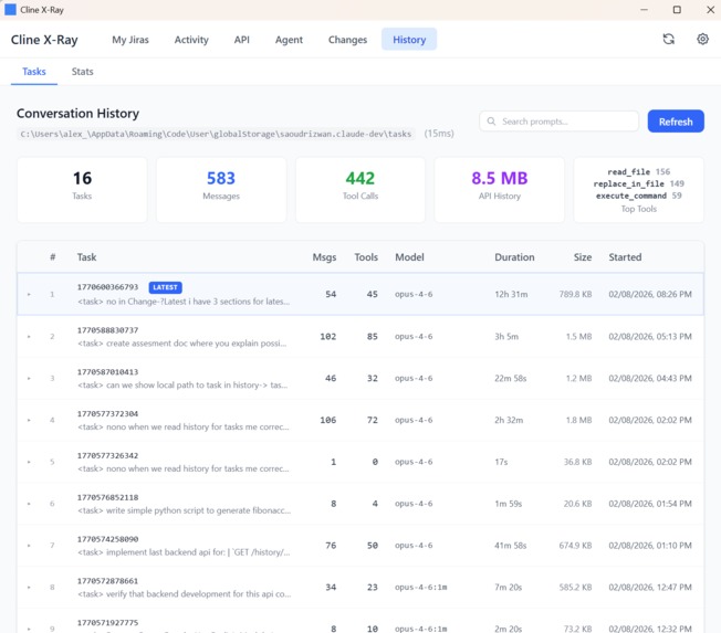 Cline X-Ray – screenshot 1