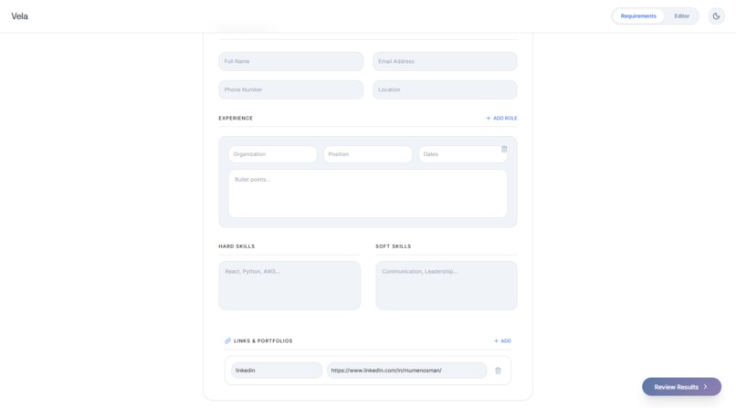 Vela – screenshot 1