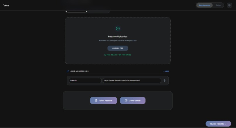 Vela – screenshot 2