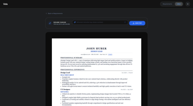 Vela – screenshot 3