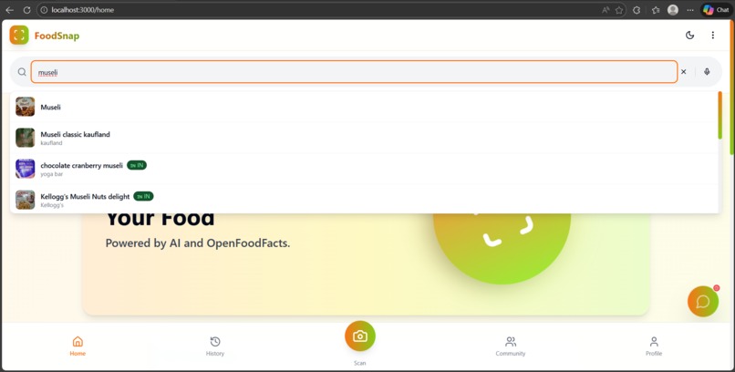 FoodSnap – screenshot 1