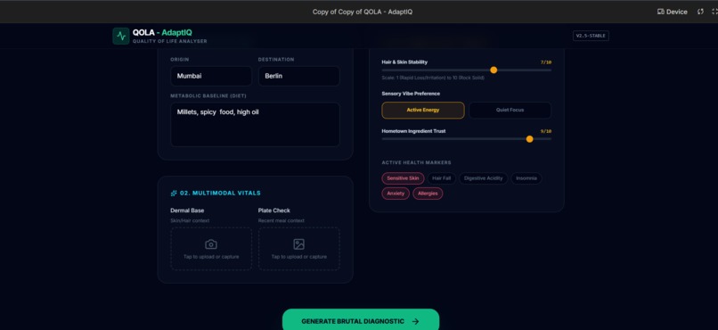 QOLX- AdaptIQ(Quality of Life Analyser) – screenshot 2