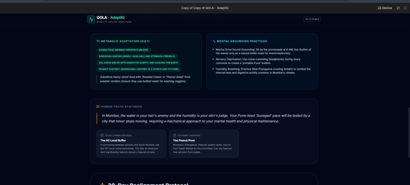 QOLX- AdaptIQ(Quality of Life Analyser) – screenshot 6