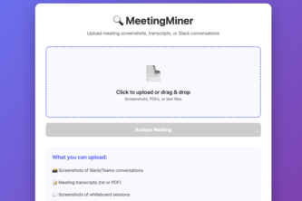 Meeting Miner