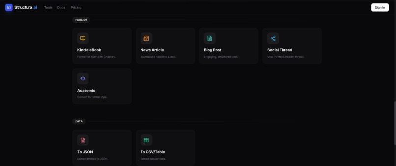 Project Structura – screenshot 2