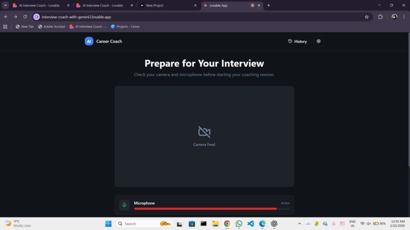 AI interview coach – screenshot 2