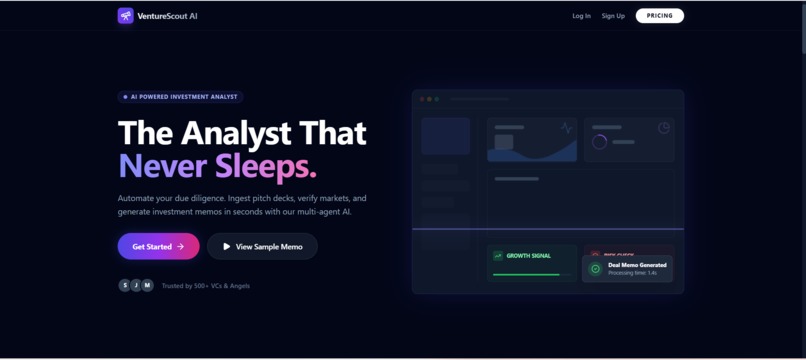 AI Startup Analyzer – screenshot 1