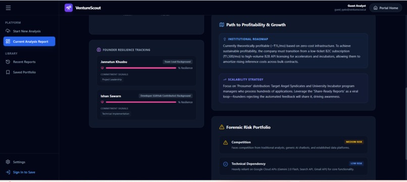 AI Startup Analyzer – screenshot 4