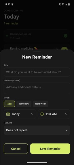 Reminderly – screenshot 7