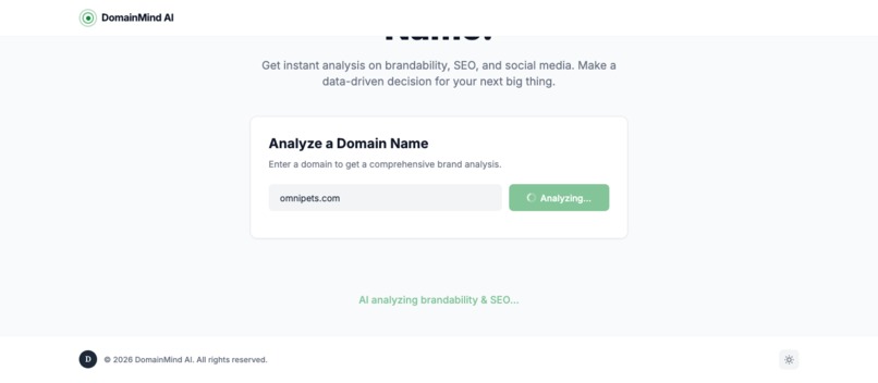 DomainMind AI – screenshot 2