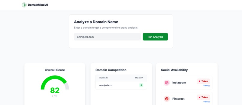 DomainMind AI – screenshot 3