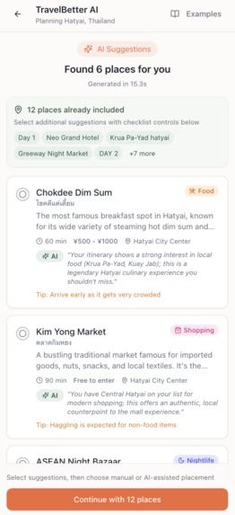 TravelBetter – screenshot 3