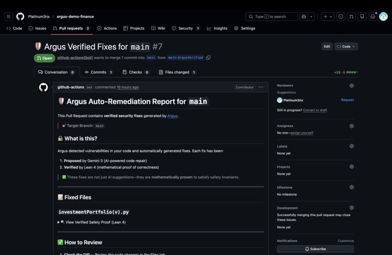 Argus – screenshot 2
